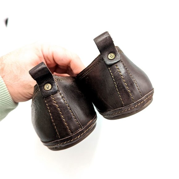 Olukai Alahula Women's 9 (39) Brown Leather Ballet Flats Comfort Shoes Slip On - Picture 6 of 6